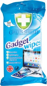 Green Shield úklidové vlhčené ubrousky na LCD obrazovky, 50 ks
