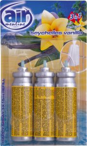 Air Menline Seychelles Vanilla náplň do osvěžovač vzduchu 3× 15 ml