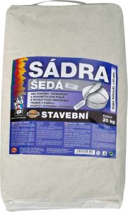 Uniflex sádra šedá, stavební, 20 kg