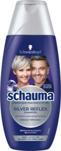 Schauma šampon pro šedivé, bílé nebo blond vlasy Silver Reflex, 250 ml