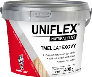 Uniflex latexový tmel na sádrokarton, zdivo a dřevo, 400 g