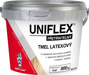 Uniflex latexový tmel na sádrokarton, zdivo a dřevo, 800 g