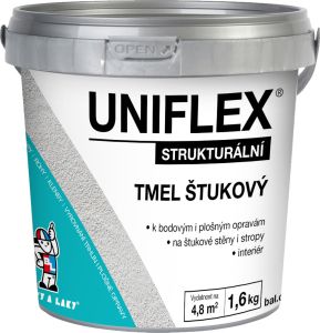 Uniflex štukový akrylový tmel, 1,6 kg