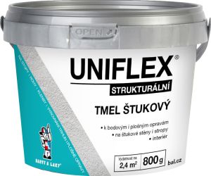 Uniflex štukový akrylový tmel, 800 g