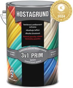 Hostagrund Prim 3v1 S2177 základní i vrchní barva na kov, 0570 zelená, 4 l