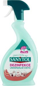 Sanytol dezinfekční univerzální čistič ve spreji s vůní grepu, 500 ml