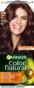 Garnier Color Naturals Creme barva na vlasy, odstín tmavá ledová mahagonová 4,15