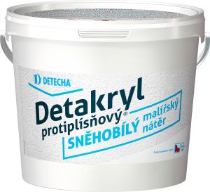 Detakryl protiplísňová sněhobílá malířská barva, 5 kg