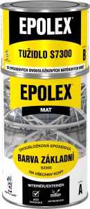 EPOLEX S2300 barva základní na kov, šedý mat + Epolex S7300 tužidlo, sada 1,18 kg