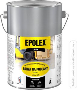 Epolex S2380 dvousložková barva na podlahy, bez tužidla, šeď, 4 kg