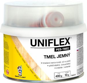 Uniflex PES-TMEL jemný tmel na kov, ocel, kámen, beton a dřevo, 500 g