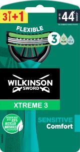 Wilkinson Sword Xtreme3 Sensitive jednorázový holící strojek, 4 ks