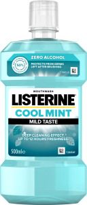Listerine Zero Cool Mint ústní voda bez alkoholu, 500 ml