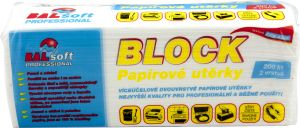 BALsoft Block 2vrstvé papírové utěrky, 200 ks