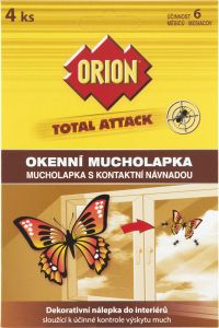 Orion Total Attack Okenní mucholapka, 4 ks