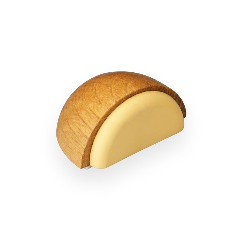 zarážka dveří s gumou dřevěná - dub                          