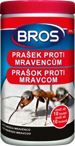 Bros hubení mravenců, prášek proti mravencům, 100 g