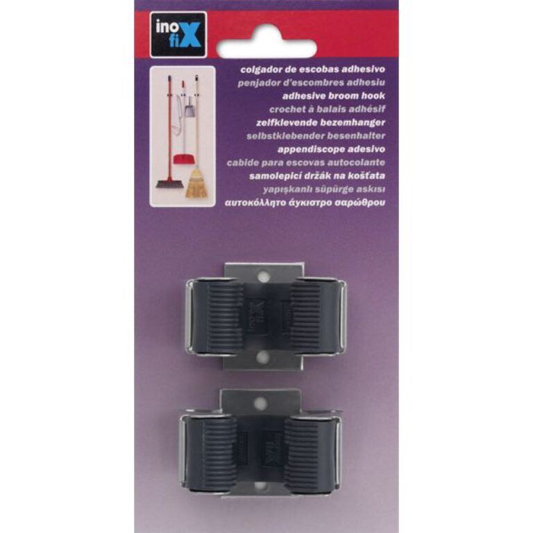 Držák na smetáky kov/2ks-mat.chrom                          