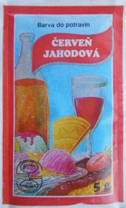 Aroco práškové potravinářské barvivo, červeň jahodová, 5 g