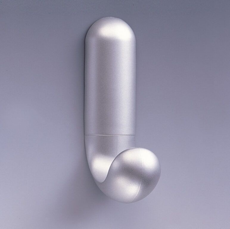 Háček interiérový PH SAMET - matně stříbrný                          