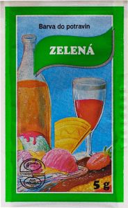 Aroco práškové potravinářské barvivo, zelená, 5 g