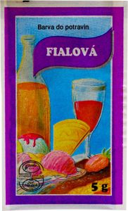 Aroco práškové potravinářské barvivo, fialová, 5 g