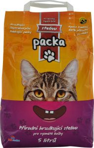 BALANIM Packa přírodní hrudkující stelivo pro domácí mazlíčky, 5 l