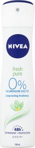 Nivea Fresh & Pure deodorant, 150 ml
