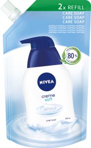 Nivea Creme Soft tekuté mýdlo náhradní náplň, 500 ml