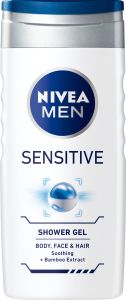 Nivea Men Sensitive sprchový gel, 250 ml