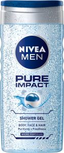 Nivea Men Pure Impact sprchový gel, 250 ml