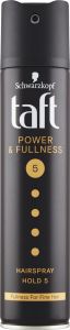 Taft Power & Fullness, lak na vlasy mega silná fixace, síla fixace 5, 250 ml