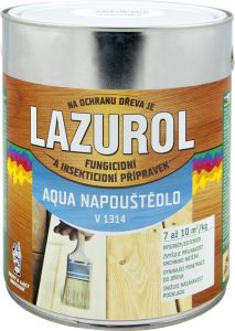 Lazurol Aqua napouštědlo V1314 prevence proti houbám a hmyzu bezbarvý, 2,5 kg