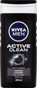 Nivea Men Active Clean sprchový gel, 250 ml