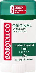 Borotalco Original tuhý deodorant bez alkoholu, 40 ml