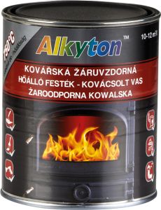 Dupli-Color Alkyton žáruvzdorná barva do 750 °C, kovářská černá, 250 ml