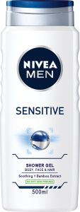 Nivea Men Sensitive sprchový gel, 500 ml