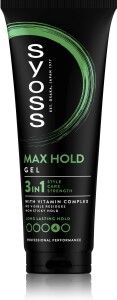 Syoss Max Hold Power gel pro uhlazené elegantní účesy, 250 ml