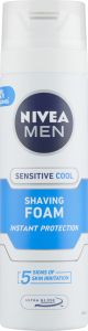 Nivea Men pěna na holení Sensitive Cool, 200 ml