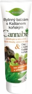BIO BIONE Cannabis Bylinný balzám s Kaštanem koňským 300 ml