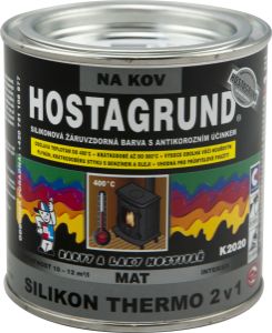 Hostagrund K2020 Silikon Thermo 2v1 barva na kov do 400 °C, černá, 350 g