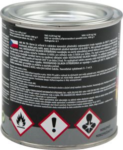 Obrázek 1. produktu Hostagrund K2100 Silikon Stříbřenka barva na kov do 500 °C, stříbrná, 350 g
