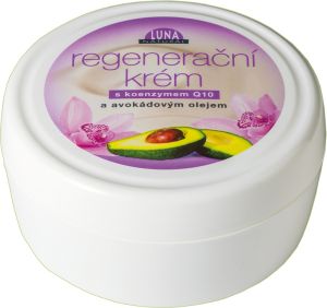 Luna regenerační krém s koenzymem Q10 a avokádem, 200 ml