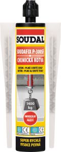 Soudal Soudafix P-300 SF chemická kotva, 300 ml