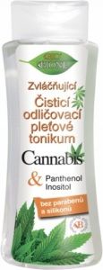 BIO BIONE CANNABIS Zvláčňující čistící odličovací pleťové tonikum 255 ml