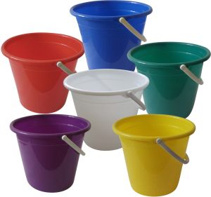 Vědro kbelík plastové, bez výlevky, různé barvy, 10 l