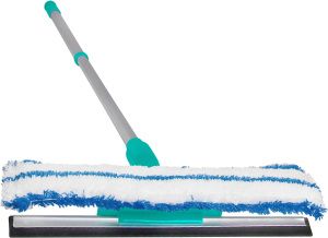 Spokar stěrka na okna s teleskopickou tyčí, šíře 30 cm, teleskop 120 cm