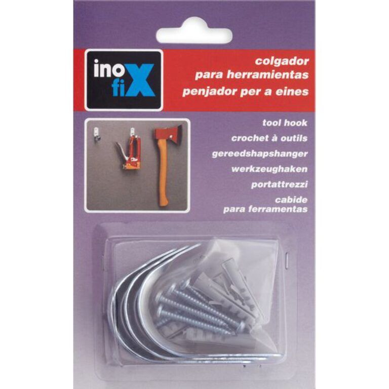 věšák na nářadí jednoramenný 3ks - zinkovaný                          