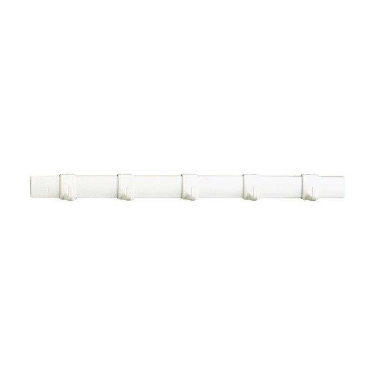 lišta PH s pěti mobilními háčky - bílá                          