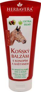Herbavera Koňský balzám s konopím a kaštanem, 200 ml